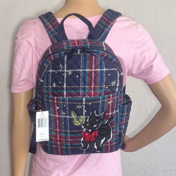 Vera Bradley Small Backpack Scottie Dog NWT - Picture 6 of 11